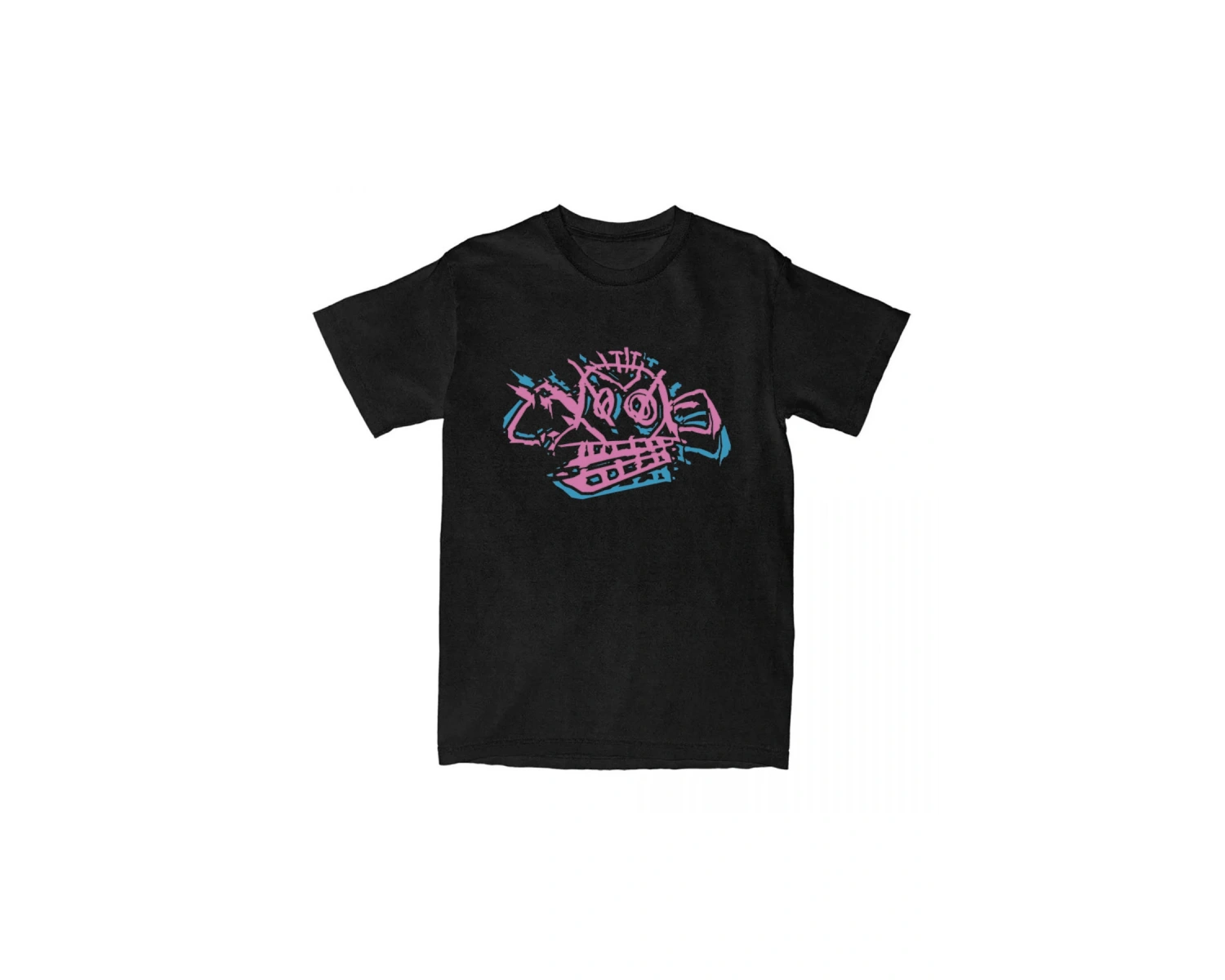 Siyah Jinx Arcane Monkey Unisex Streetwear Grunge Aesthetic Short Sleeve Cotton T