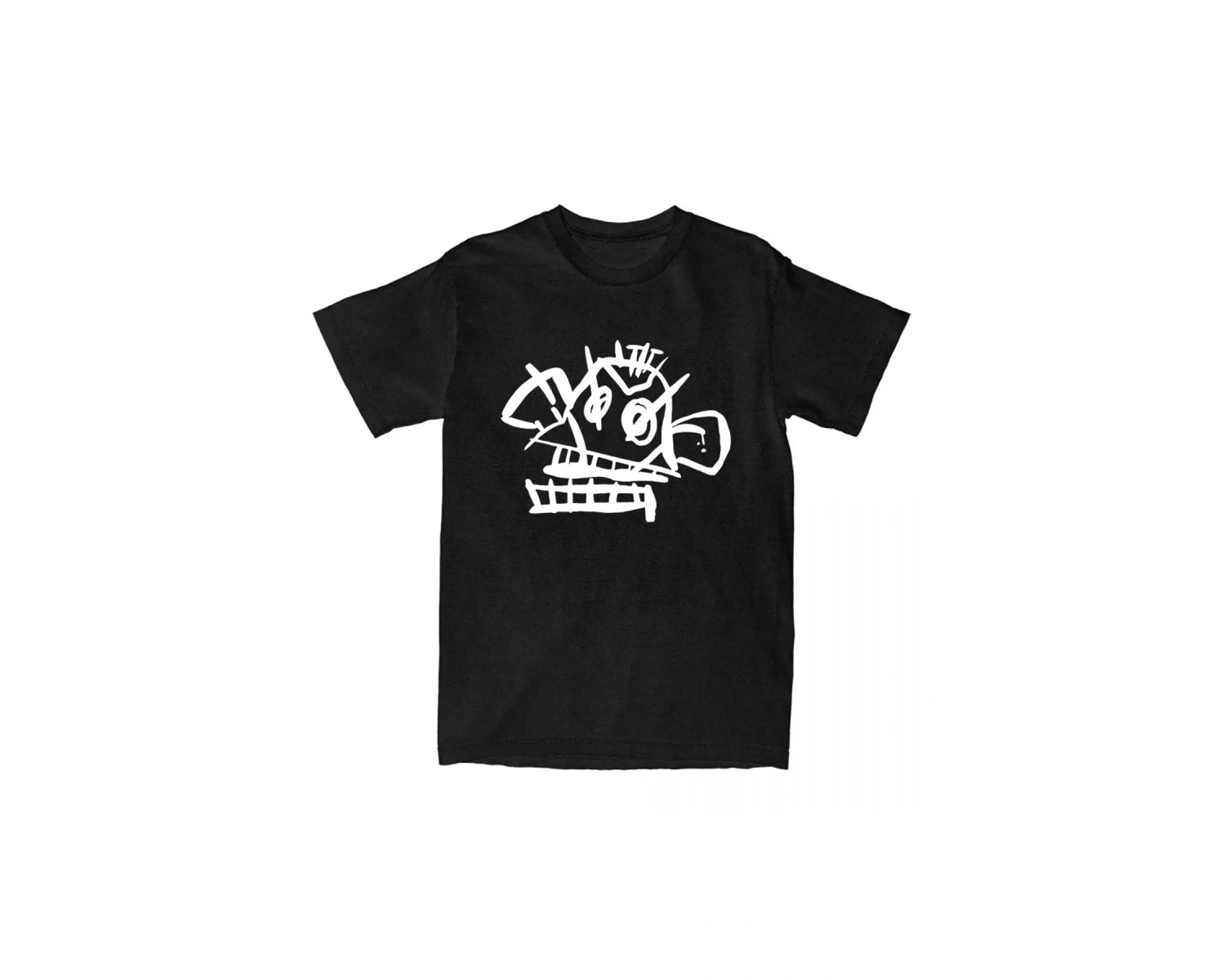 Siyah Jinx Arcane Monkey Unisex Streetwear Grunge Aesthetic Short Sleeve Cotton T