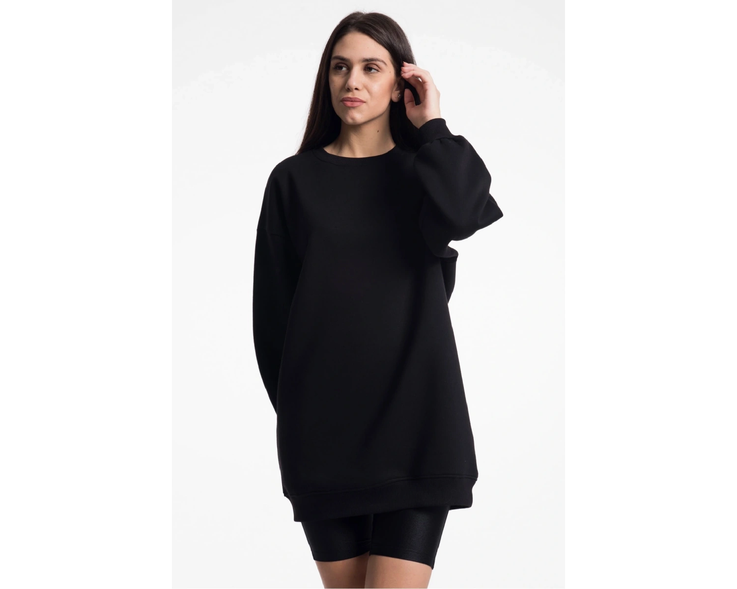 Siyah Kadın Sweatshirt