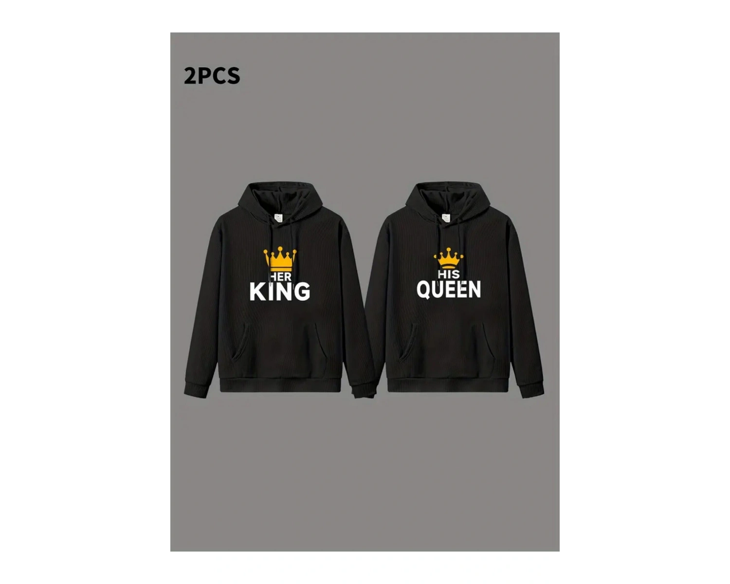 Siyah Kapşonlu Sweatshirt Çift Sevgili Kombinleri Couple Clothing