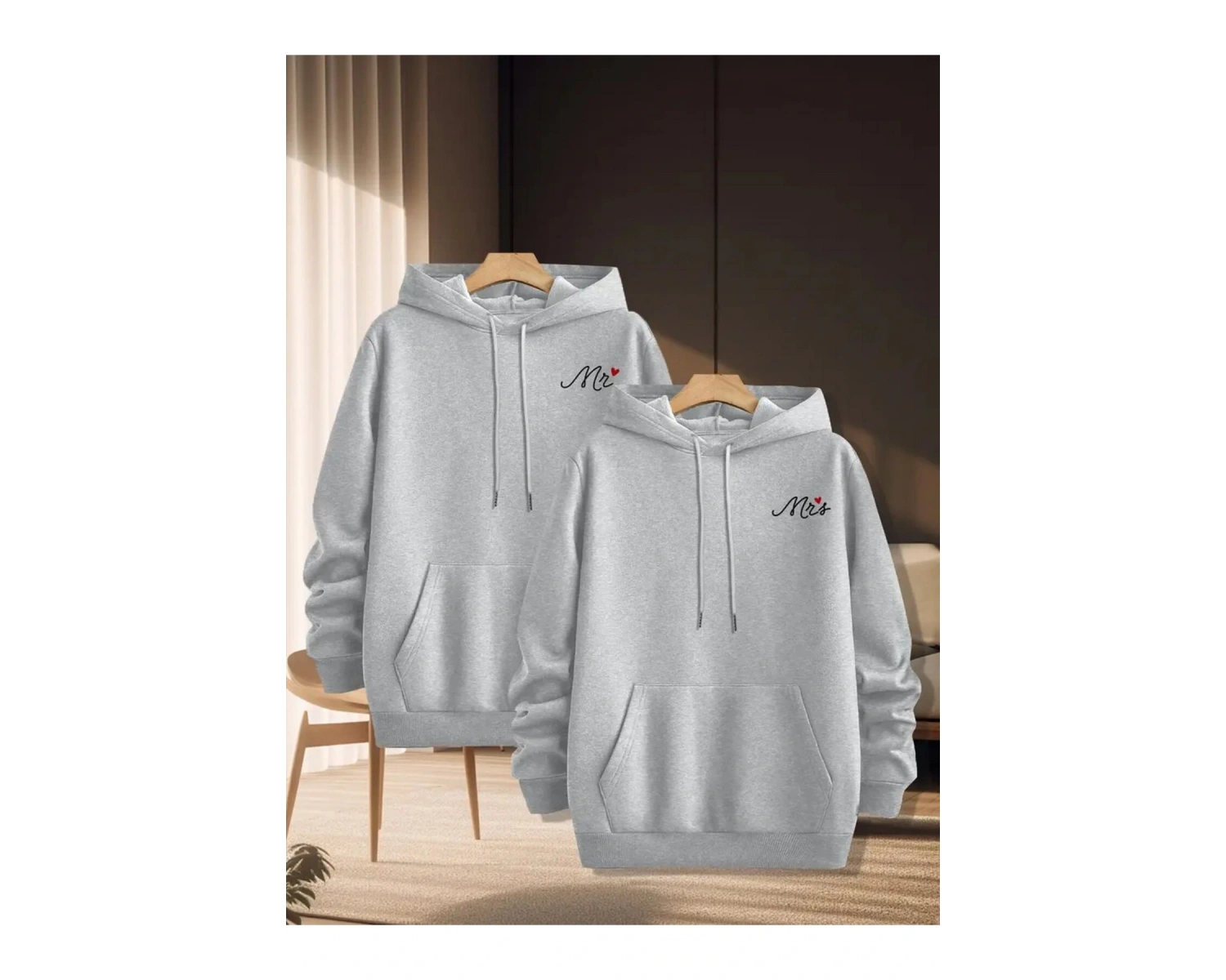 Siyah Kapşonlu Sweatshirt Çift Sevgili Kombinleri Couple Clothing