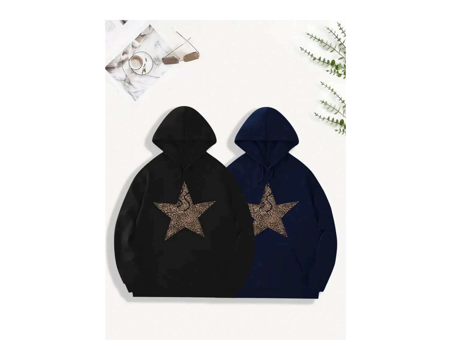 Siyah Kapşonlu Sweatshirt Çift Sevgili Kombinleri Couple Clothing