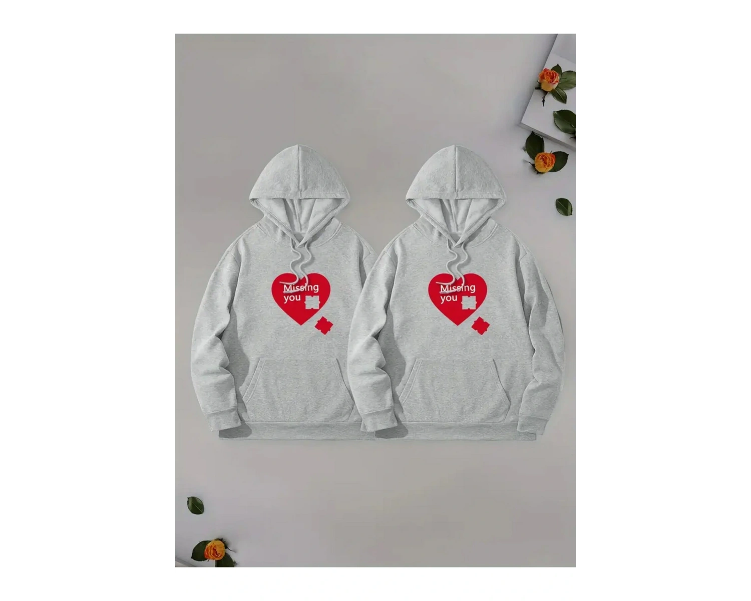 Siyah Kapşonlu Sweatshirt Çift Sevgili Kombinleri Couple Clothing