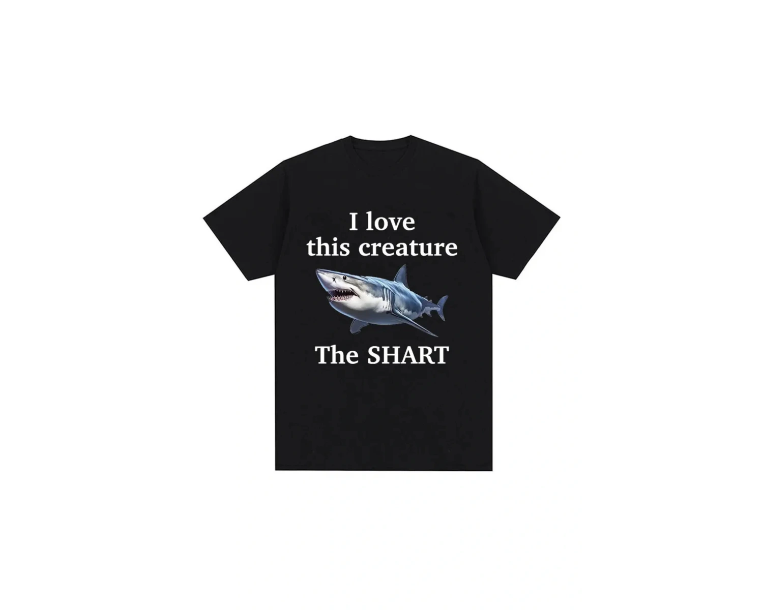 Siyah Komik Balık Diyagramı Meme Grafik Retro