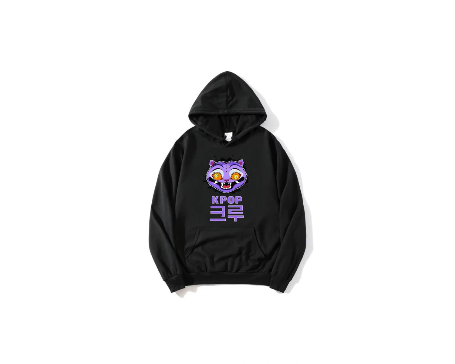 Siyah KPop Demon Hunters Saja Boys Derpy TigerModa Film Baskıl