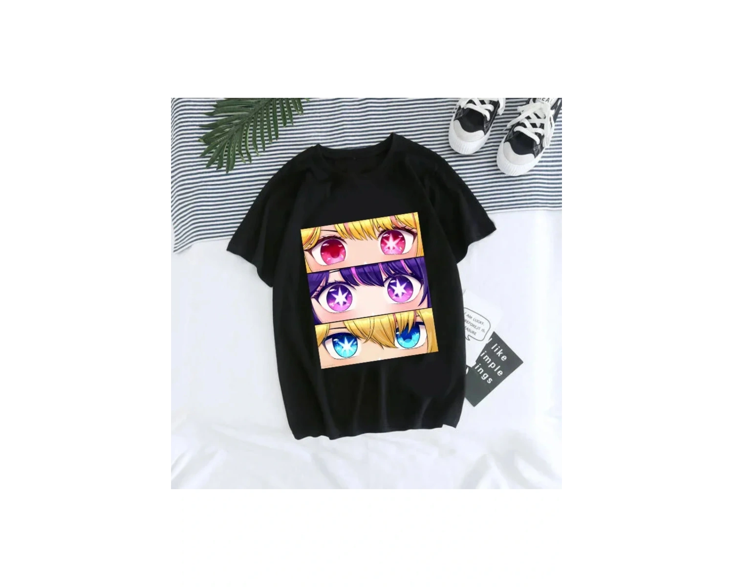 Siyah Manga Anime Oshi No Ko Harajuku Ullzang Female Ai Ruby Akane Aquamarine