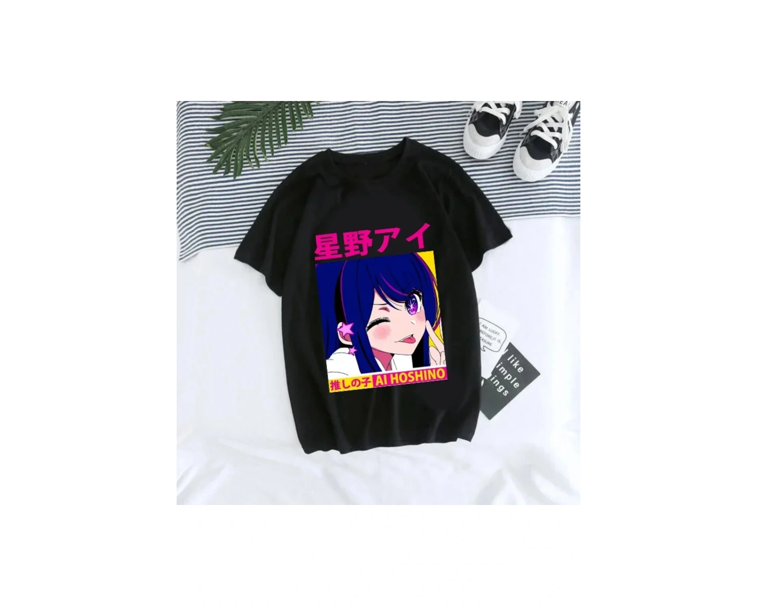 Siyah Manga Anime Oshi No Ko Harajuku Ullzang Female Ai Ruby Akane Aquamarine