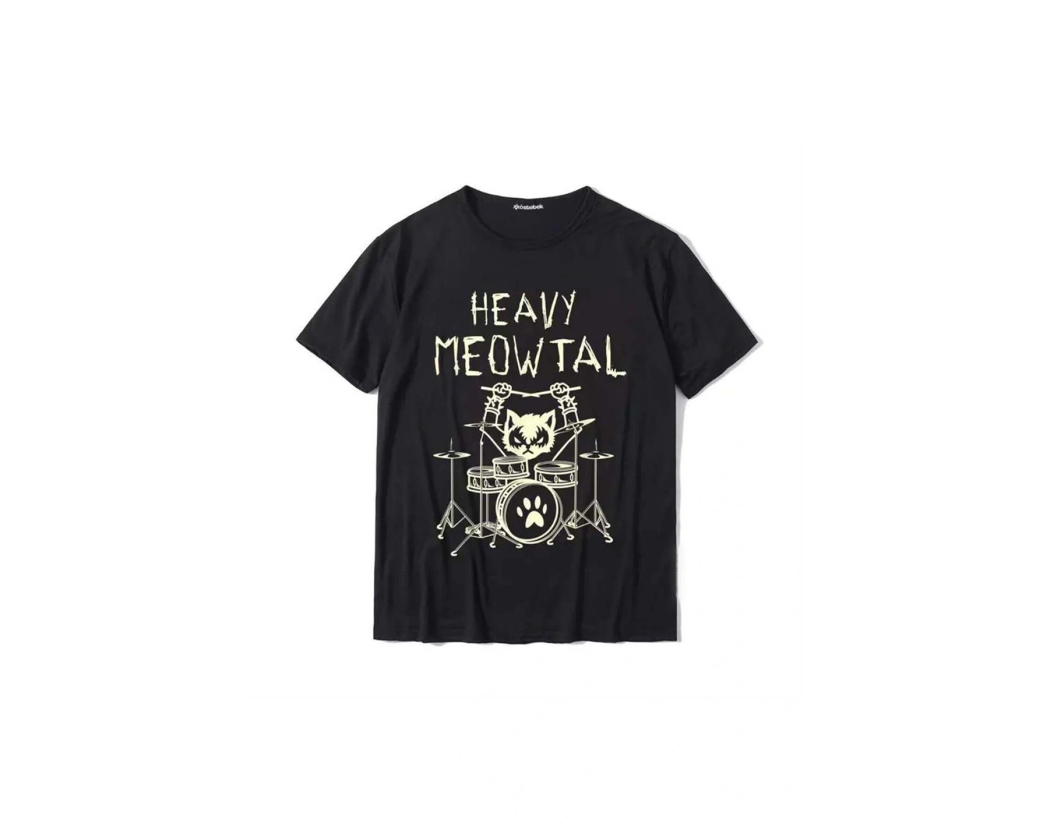 Siyah Rocker Cat-heavy Meowtal Unisex