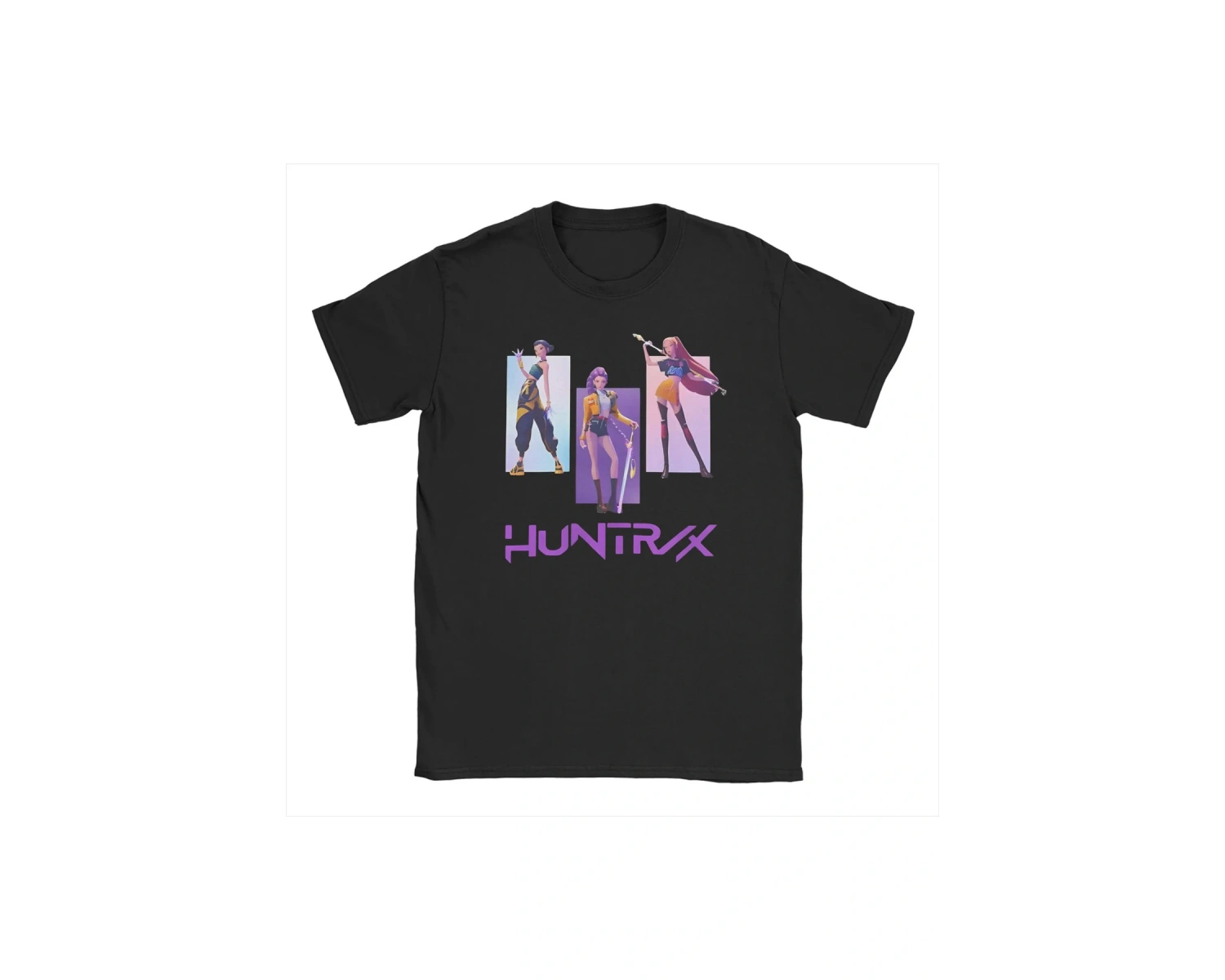 Siyah Rujinu KPDH Jinu Demon Hunter Tees Kpop Huntrix T Crewne