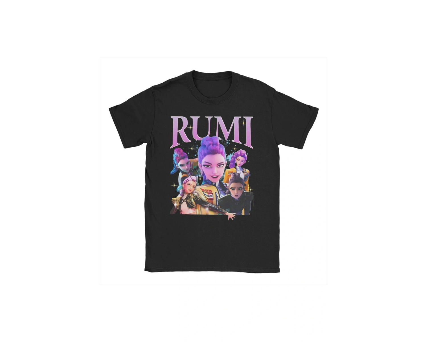 Siyah Rujinu KPDH Jinu Demon Hunter Tees Kpop Huntrix T Crewne