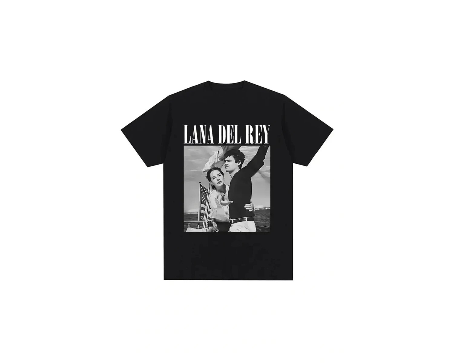 Siyah Şarkıcı Lana Del Rey Baskı Hip Hop leri Streetwear Harajuku kı