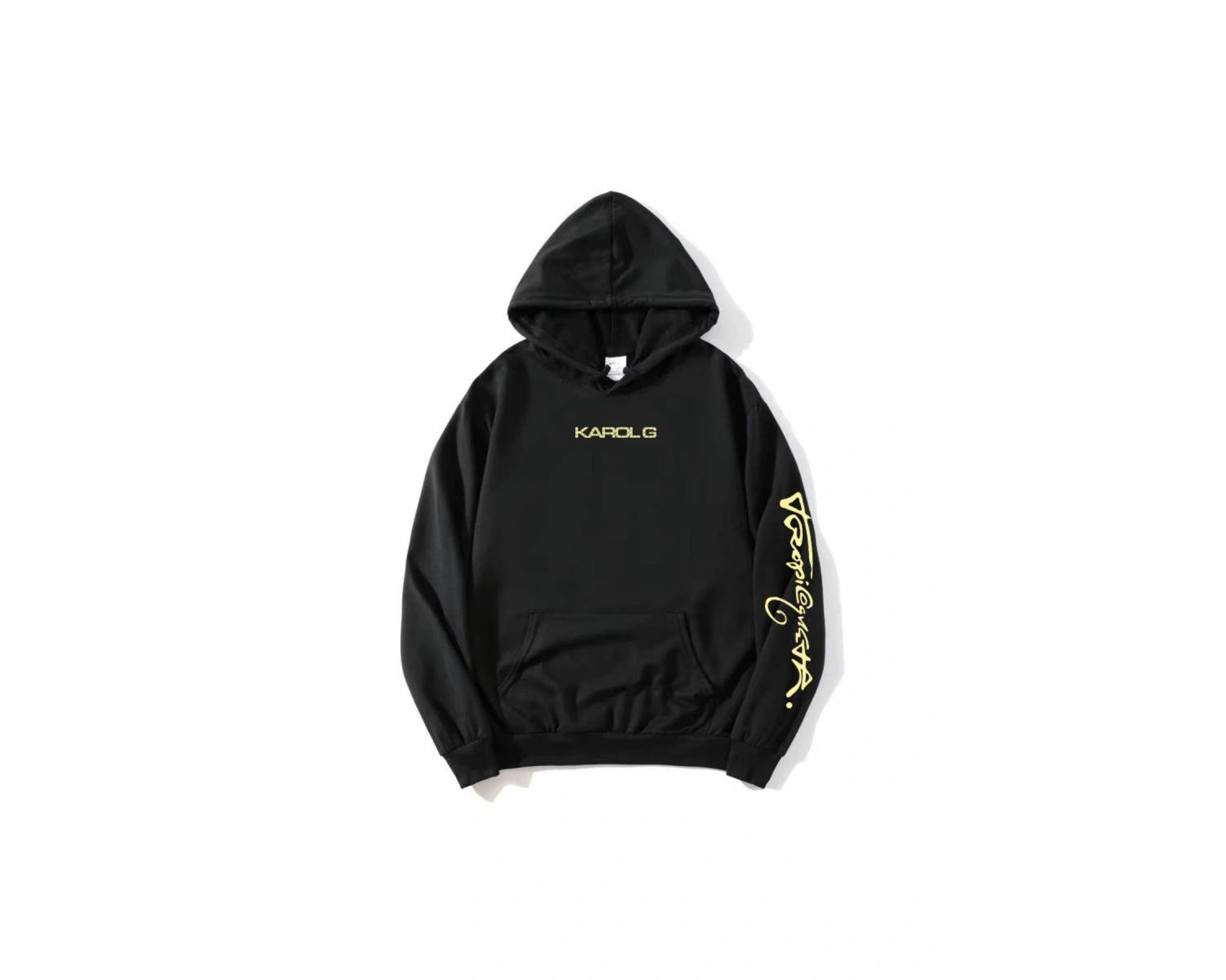 Siyah Tropicoqueta Hoodie KAROL G Albümü u Pola