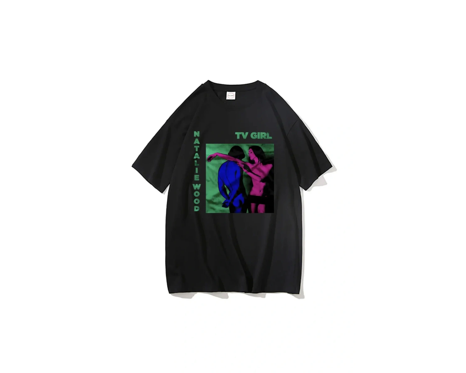 Siyah TV Tshirt Unisex Fransız Çıkış Albümü Hediye Indie Müzik Fan Tee Severler Rock Ba