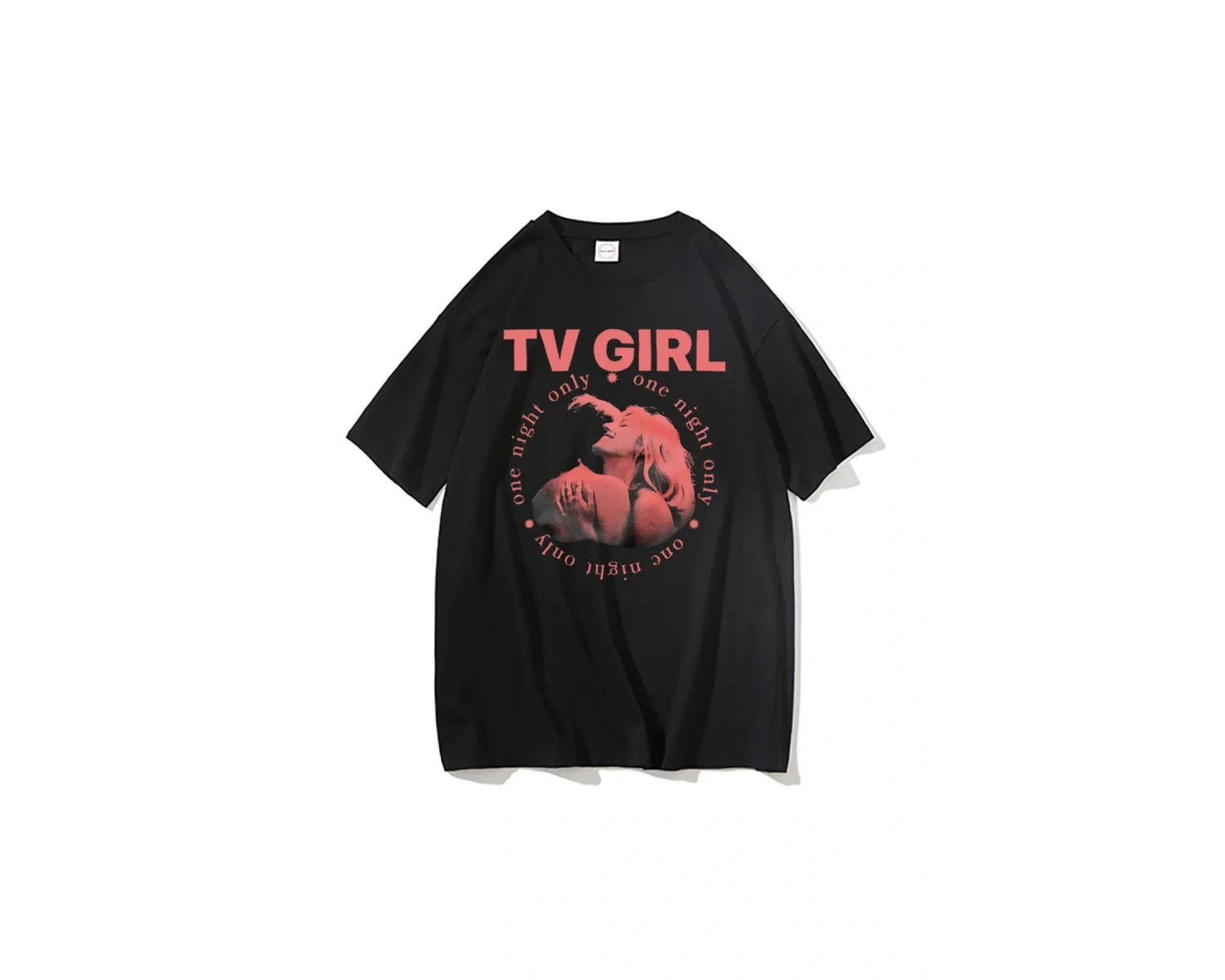 Siyah TV Tshirt Unisex Fransız Çıkış Albümü Hediye Indie Müzik Fan Tee Severler Rock Ba