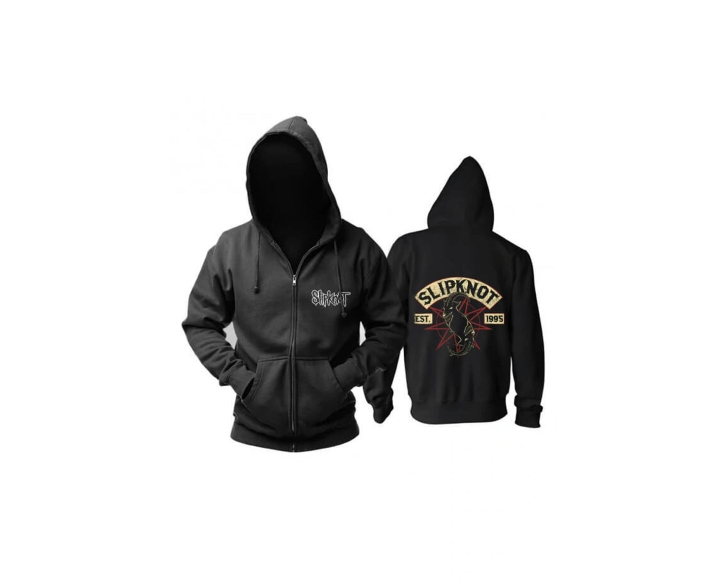 Slipknot Hoodie Fermuarlı Kapşonlu Mod34 14047