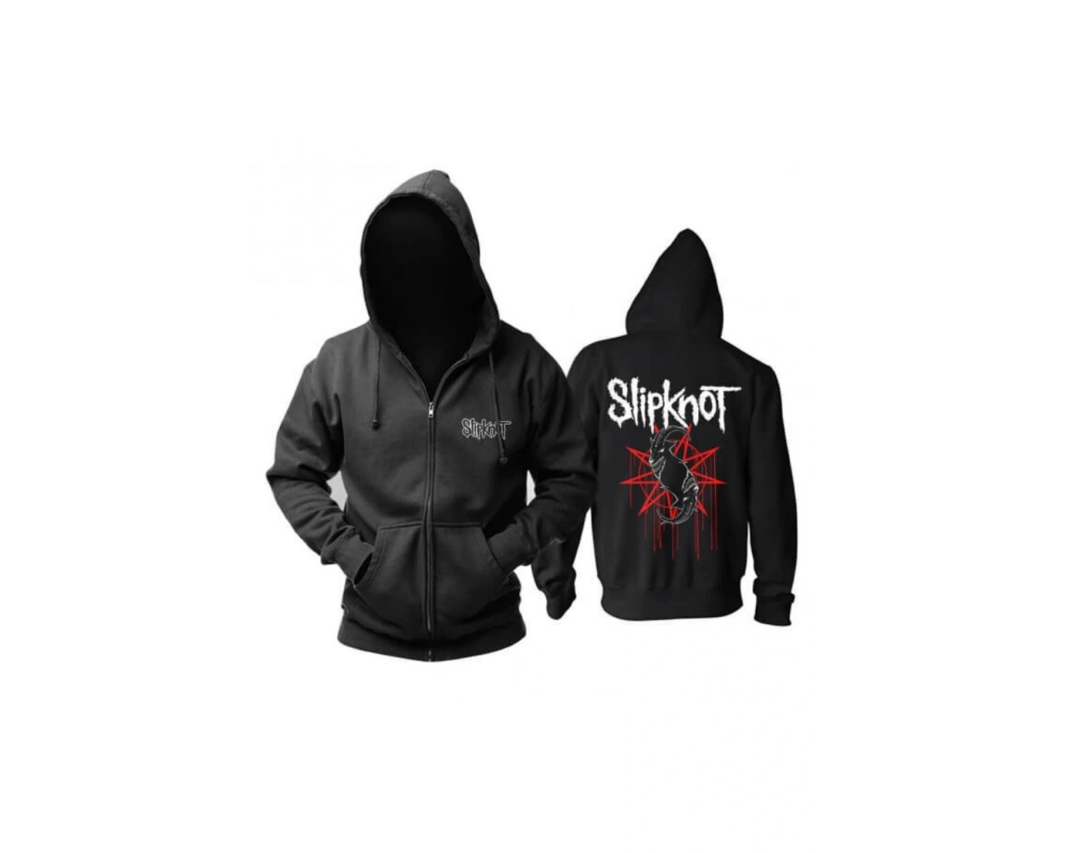 Slipknot Hoodies Fermuarlı Kapşonlu  uyumlu