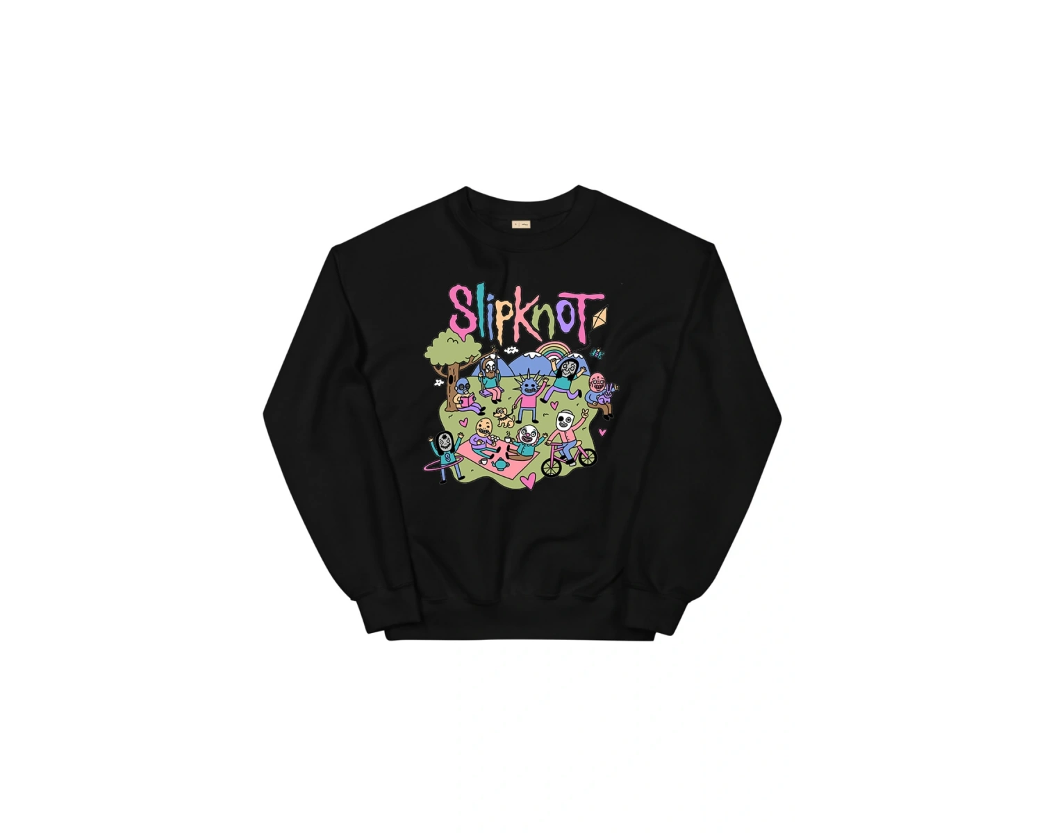 Slipknot Sweatshirt Beyaz