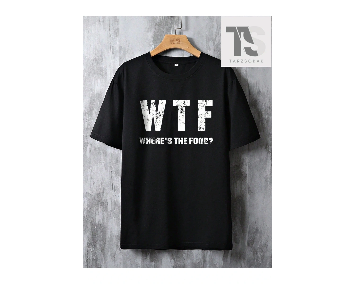 Slogan Baskılı Kısa Kollu Erkek Tişört