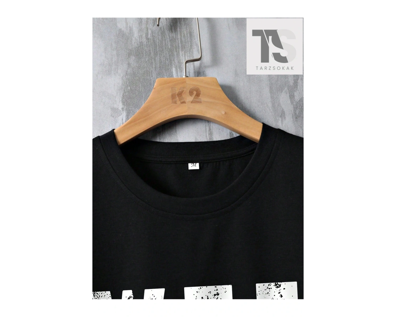 Slogan Baskılı Kısa Kollu Erkek Tişört