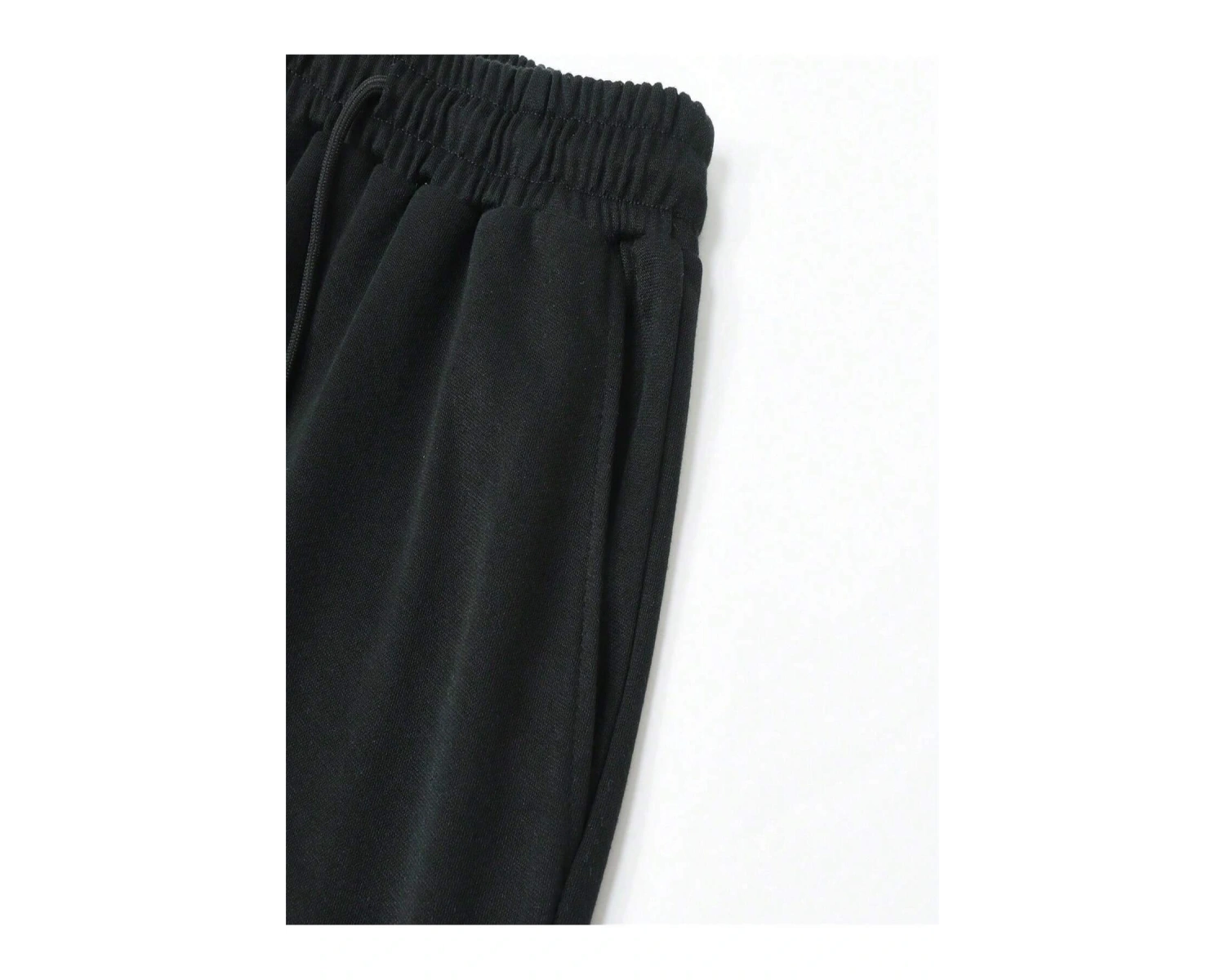 Slogan & Cartoon Graphic Drawstring Waist Eşofman Altı