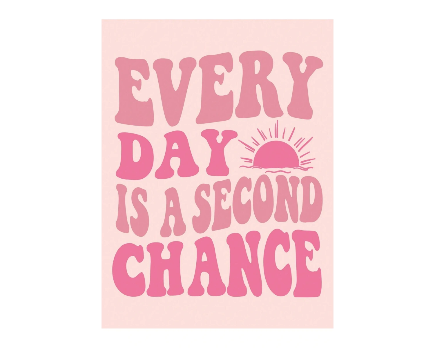 Slogan Graphic Kangaroo Pocket Drawstring Hoodie Pembe