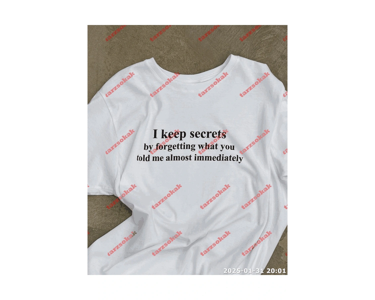 Slogan Unisex Yazılı Oversize Tshirt TWGWBR15