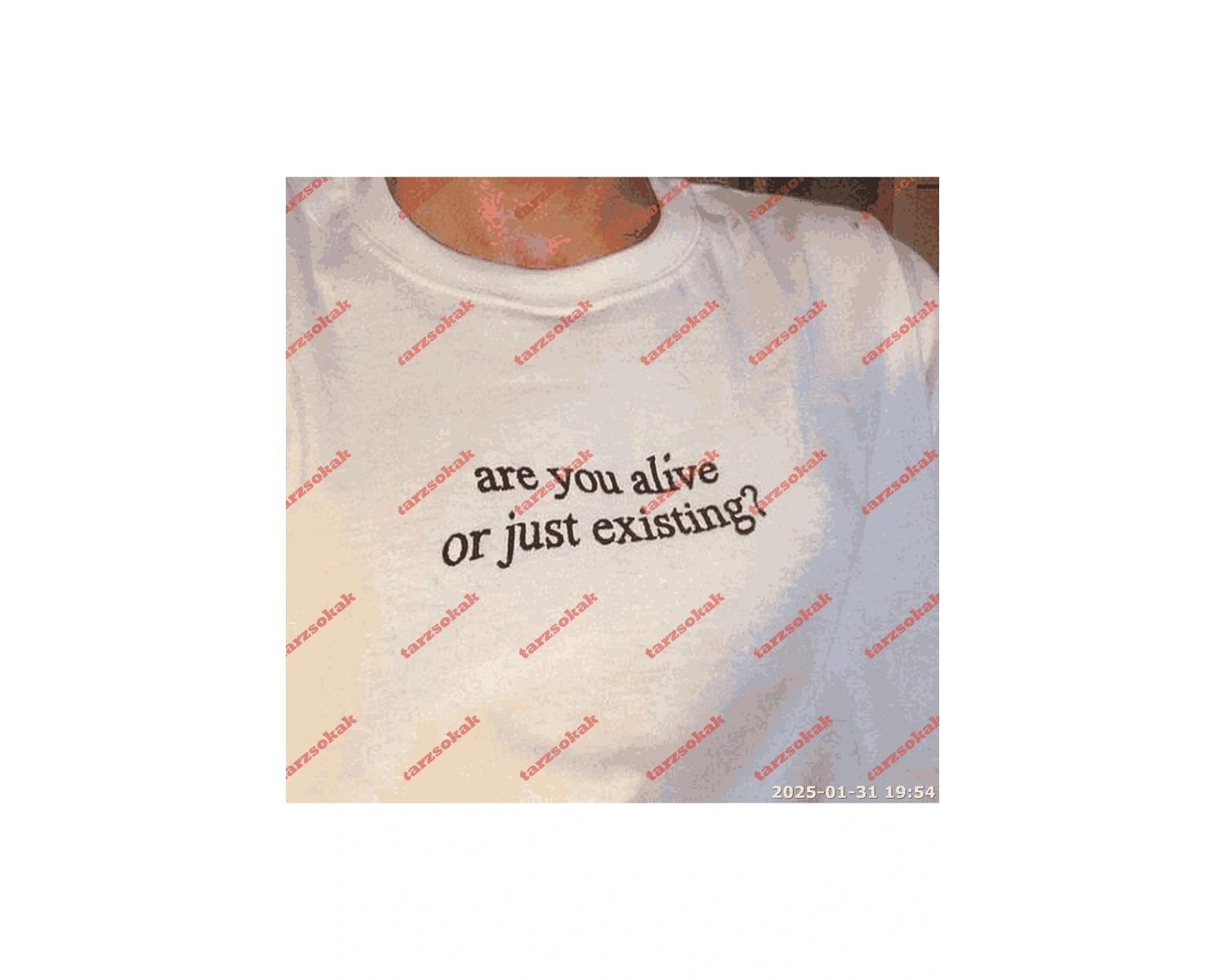 Slogan Unisex Yazılı Oversize Tshirt TWGWBR18