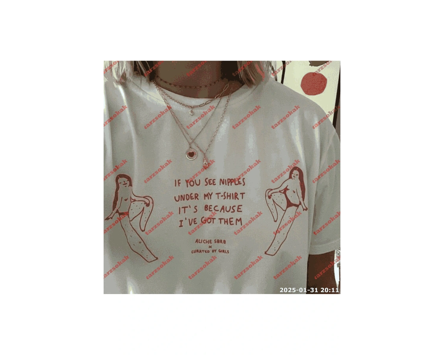 Slogan Unisex Yazılı Oversize Tshirt TWGWBR21