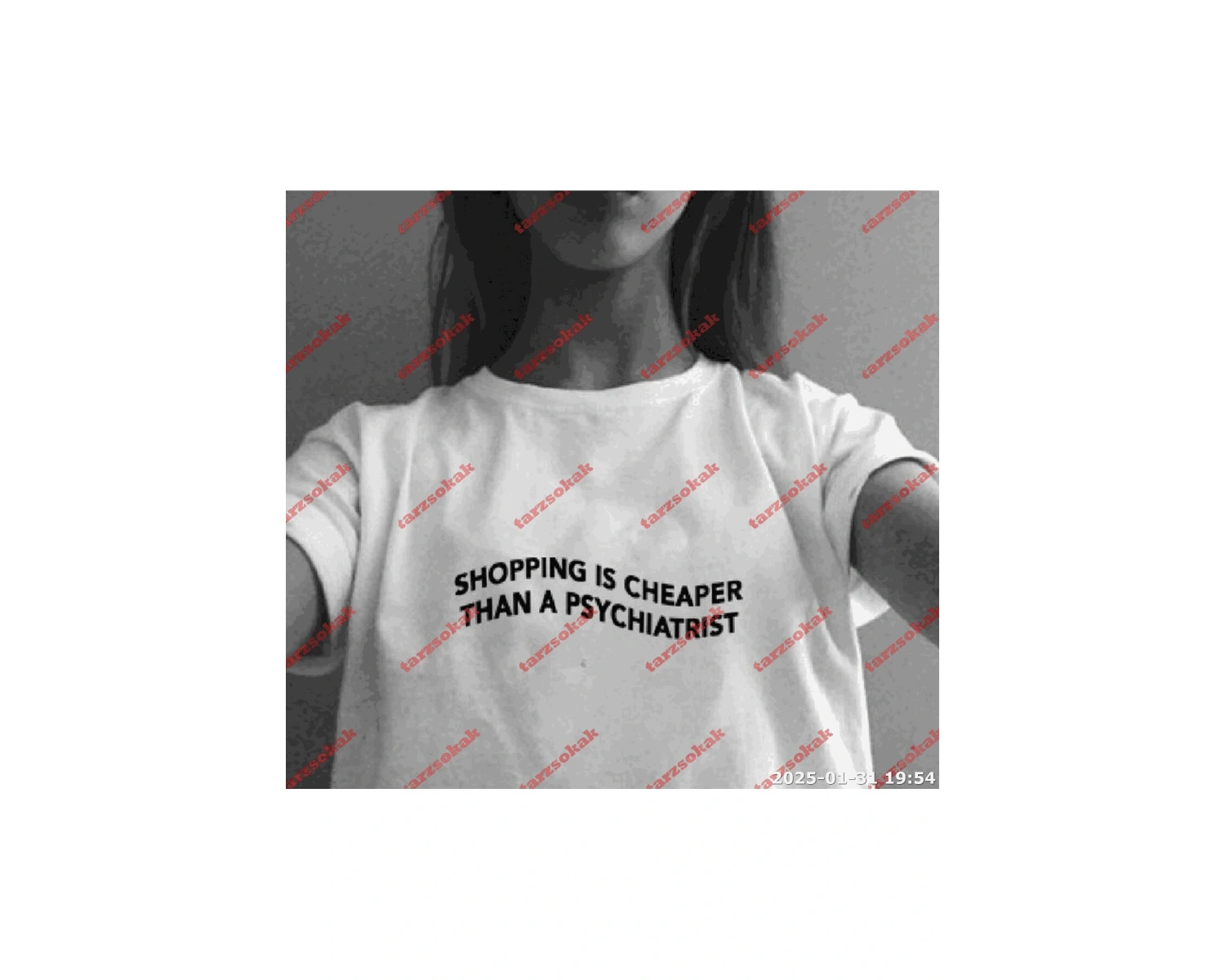 Slogan Unisex Yazılı Oversize Tshirt TWGWBR31