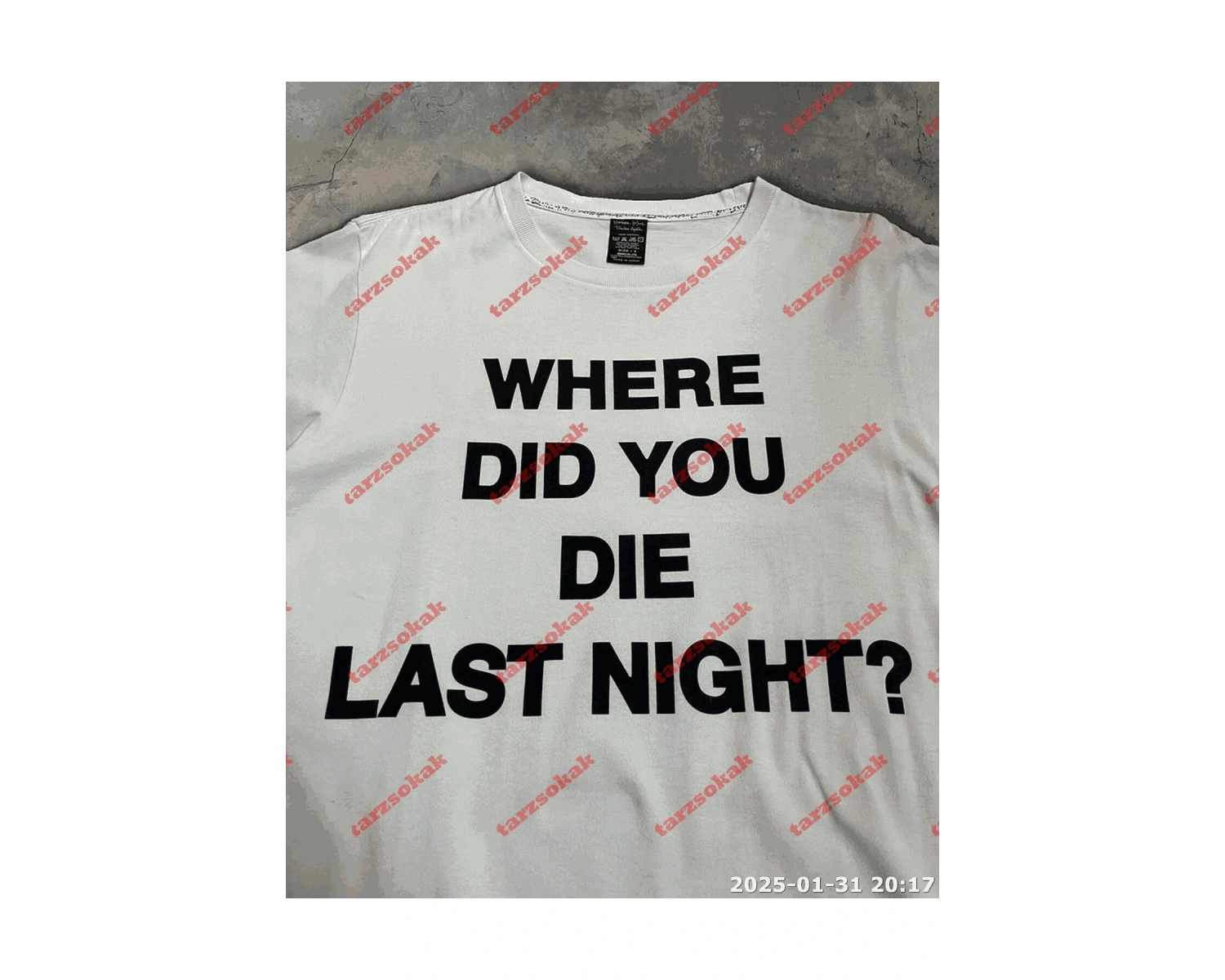 Slogan Unisex Yazılı Oversize Tshirt TWGWBR33