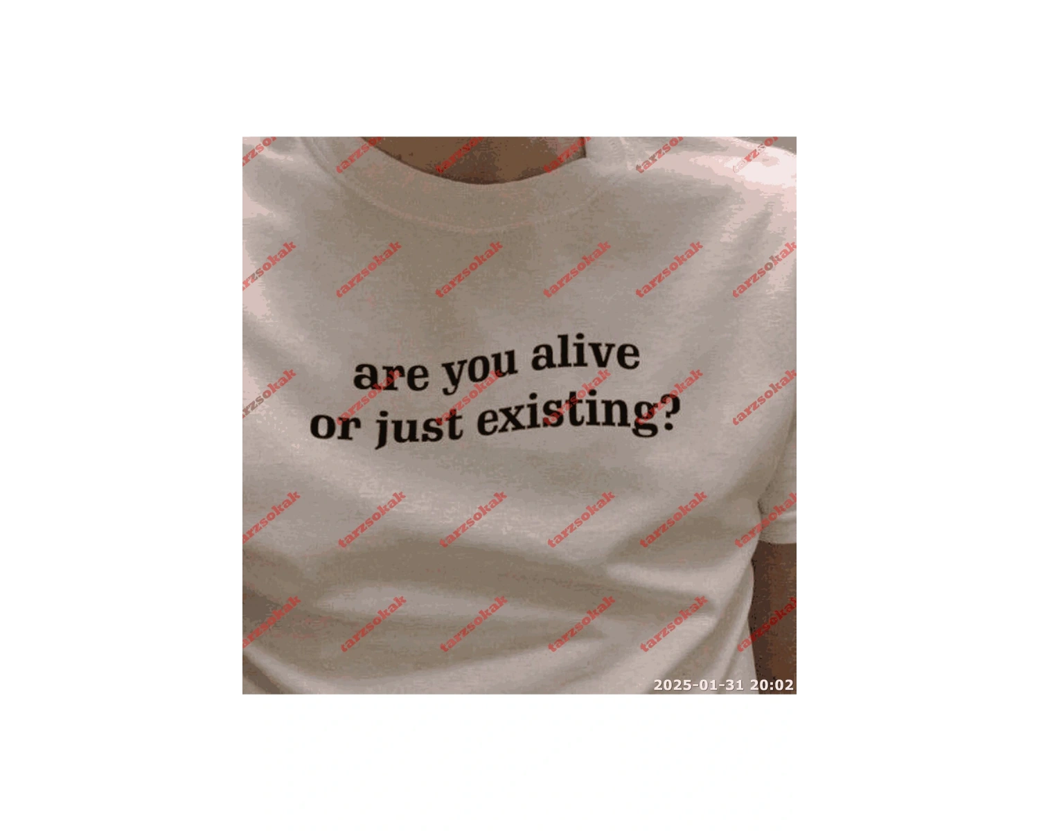 Slogan Unisex Yazılı Oversize Tshirt TWGWBR34