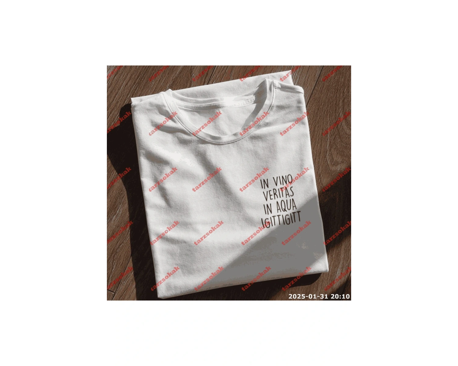 Slogan Unisex Yazılı Oversize Tshirt TWGWBR4
