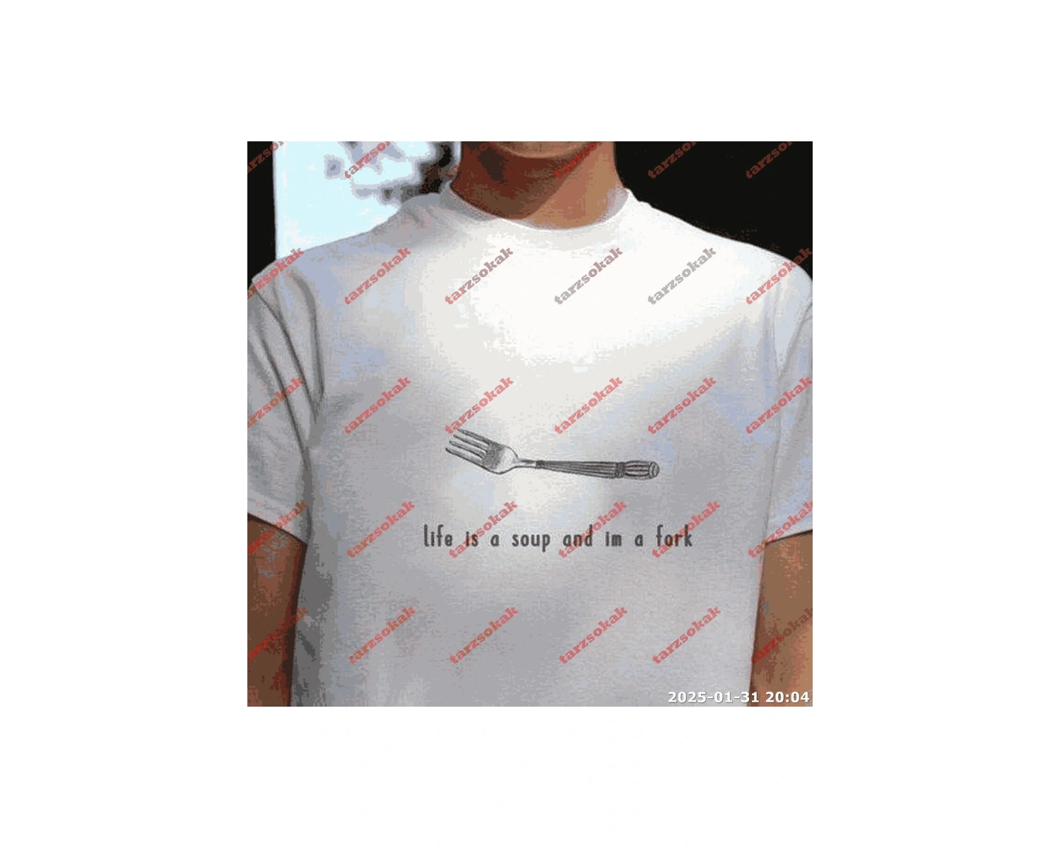 Slogan Unisex Yazılı Oversize Tshirt TWGWBR41