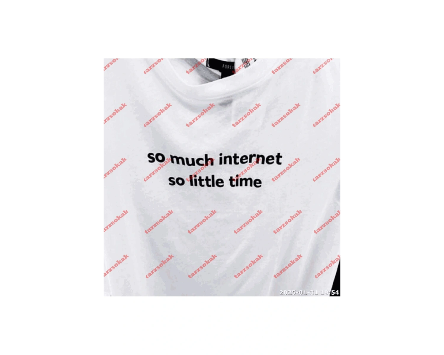 Slogan Unisex Yazılı Oversize Tshirt TWGWBR46