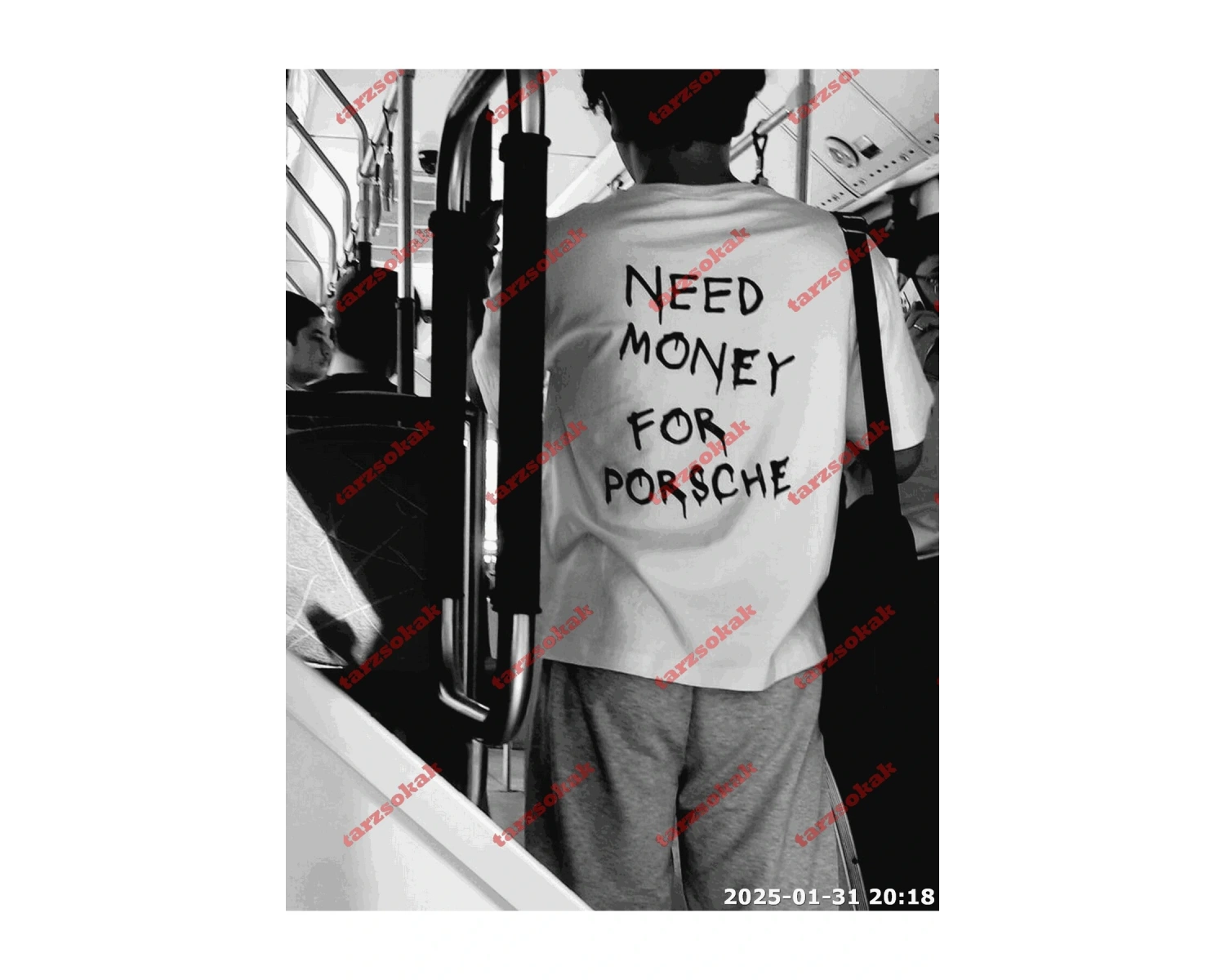 Slogan Unisex Yazılı Oversize Tshirt TWGWBR55