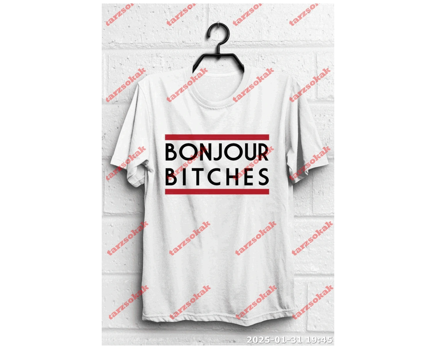 Slogan Unisex Yazılı Oversize Tshirt TWGWBR57