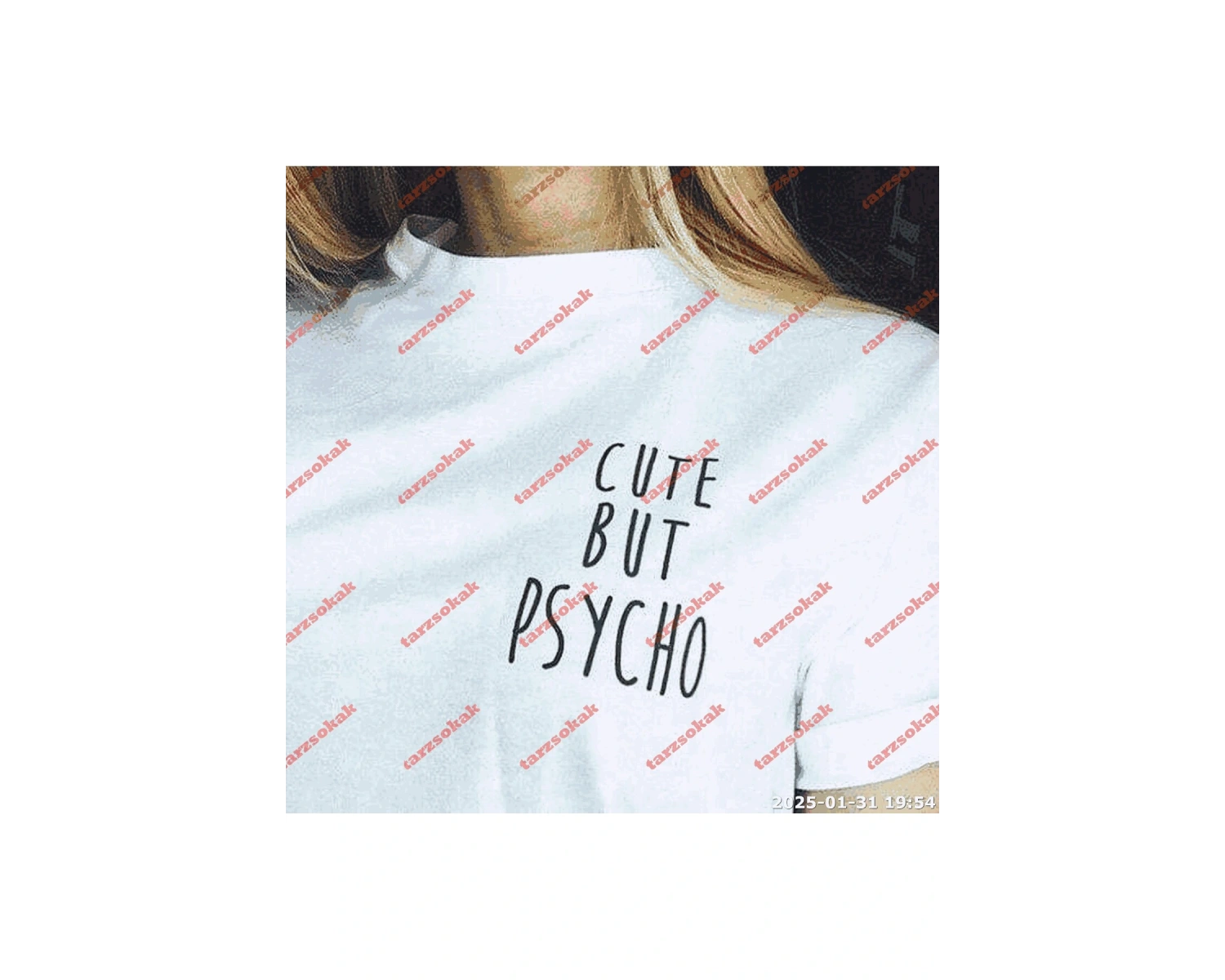 Slogan Unisex Yazılı Oversize Tshirt TWGWBR67