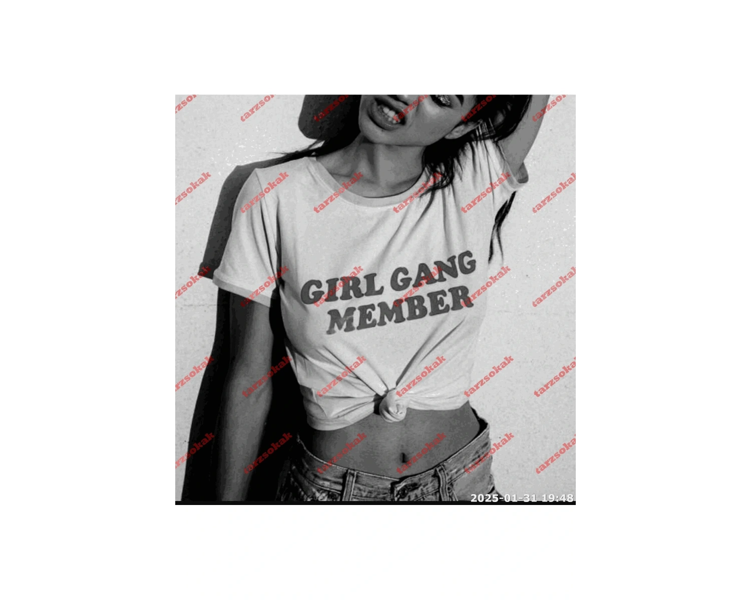 Slogan Unisex Yazılı Oversize Tshirt TWGWBR71