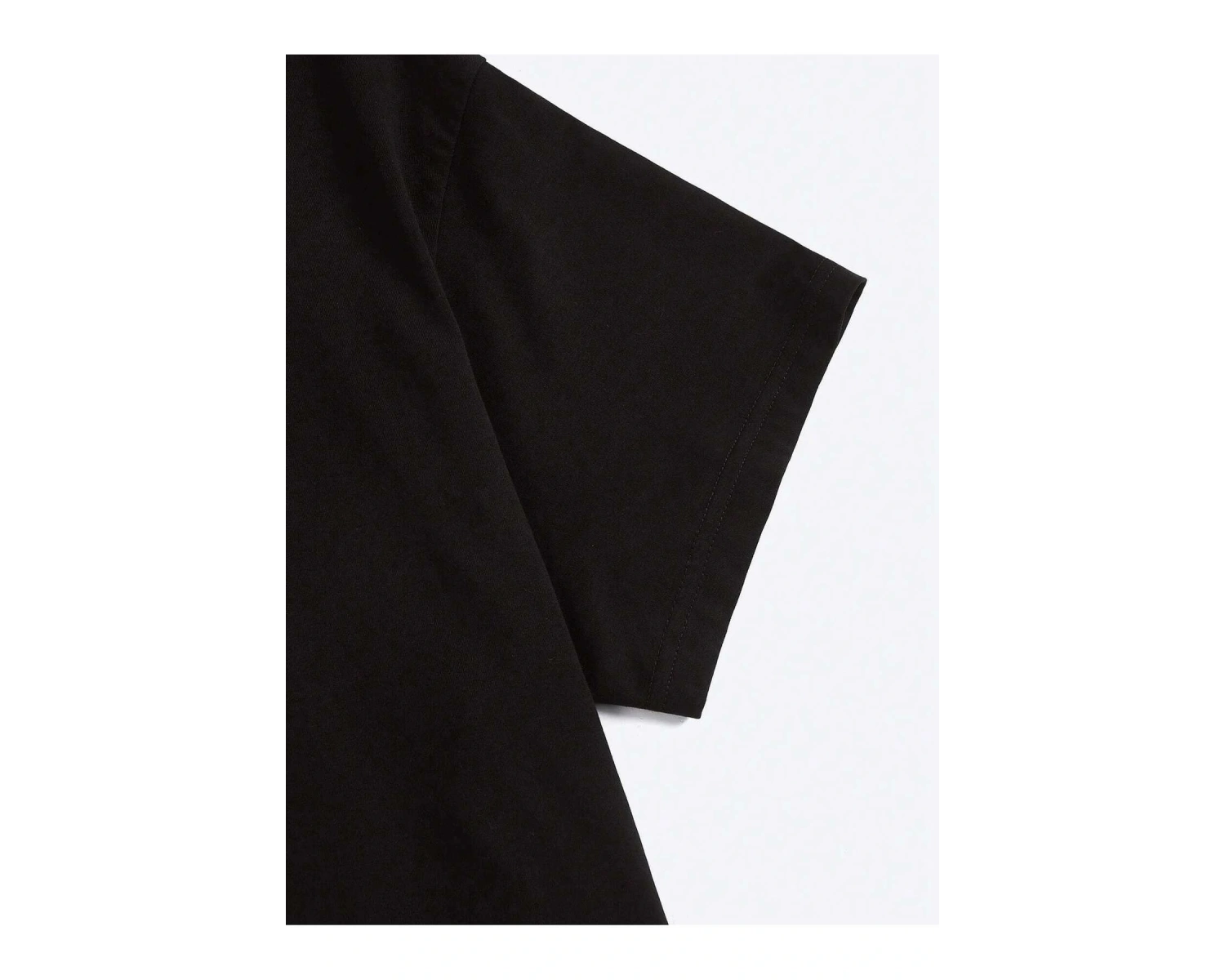 Sloganlı Grafik Düşük Omuz Tişört