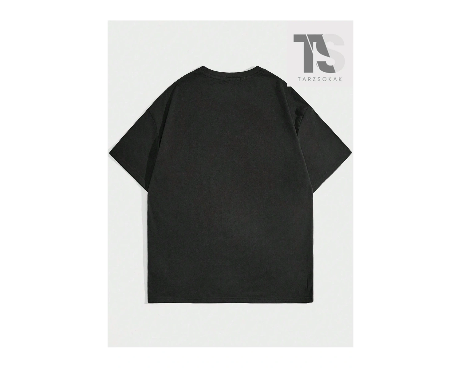 Sloganlı ve Melek Desenli Erkek Baskılı Yuvarlak Yaka T-Shirt