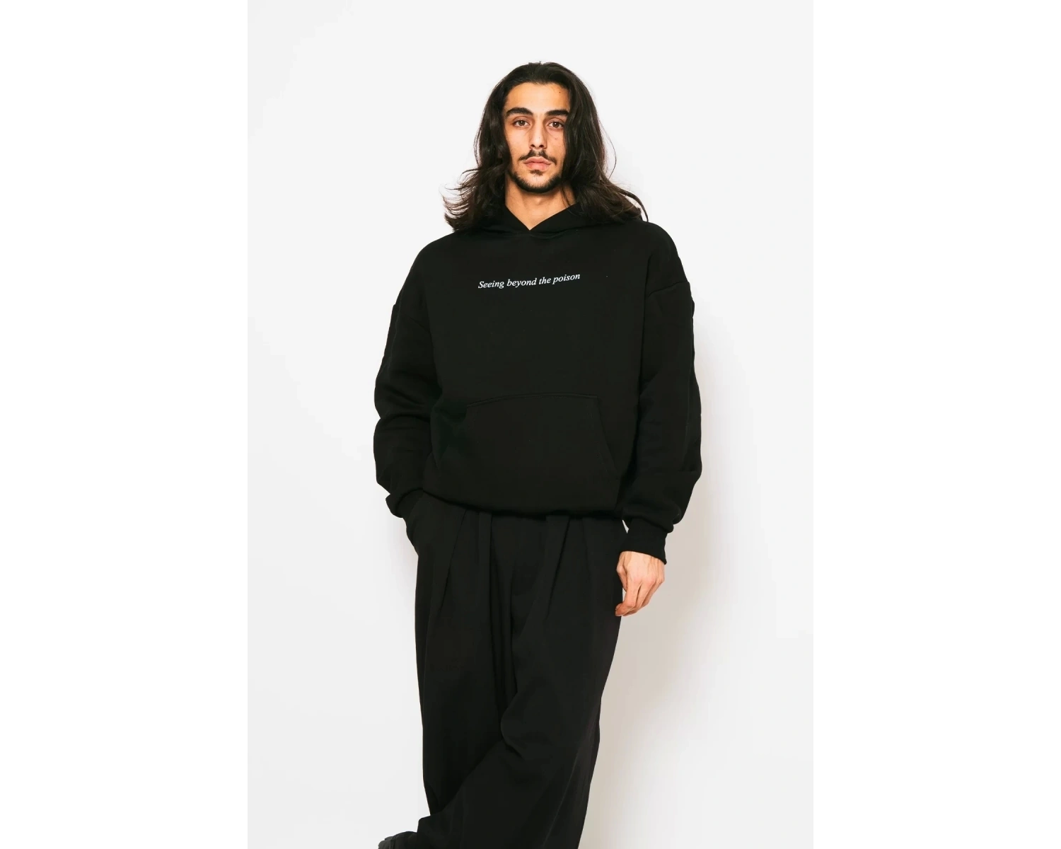 Snake Venomous Baskılı Oversize Unisex Premium Siyah