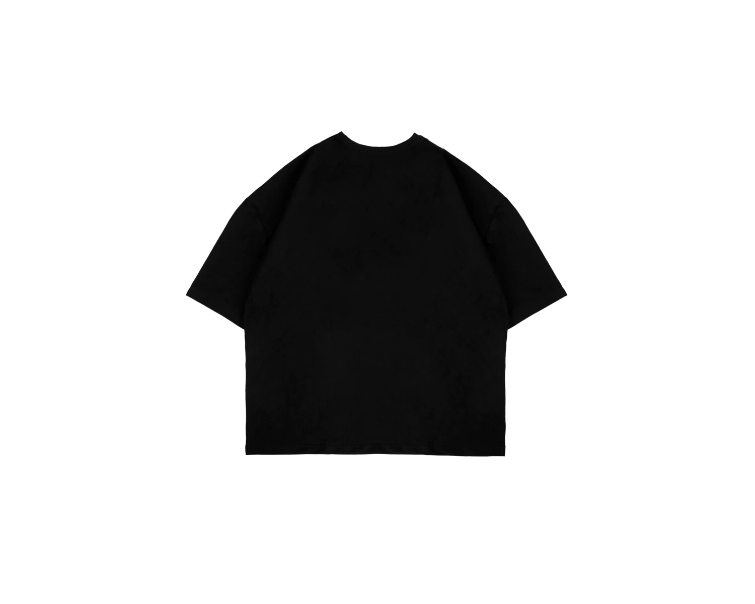 Social Baskılı Beyaz Unisex Oversize