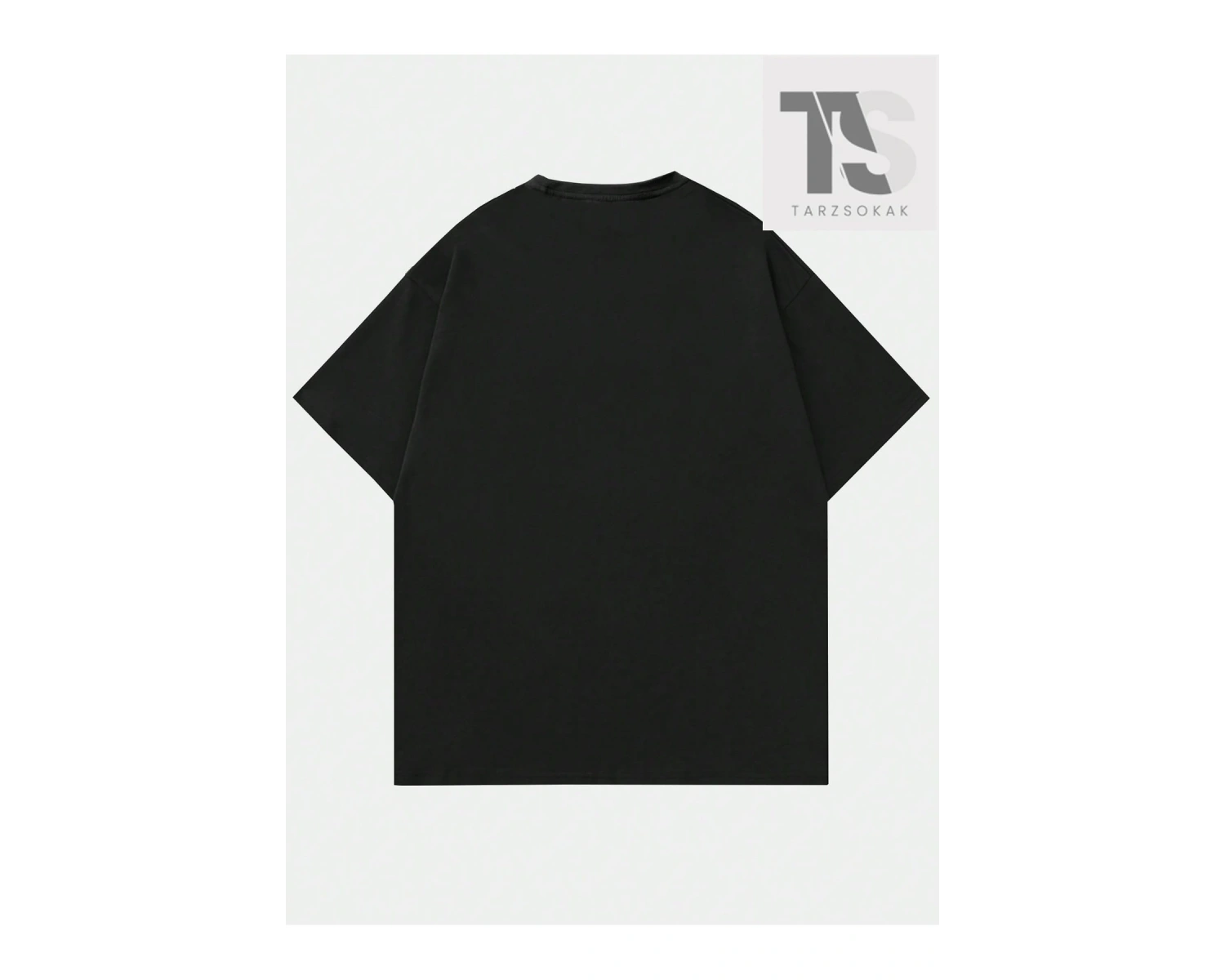 Sokak Hayatı Erkek Mektup Grafik Damla Omuz Tişört