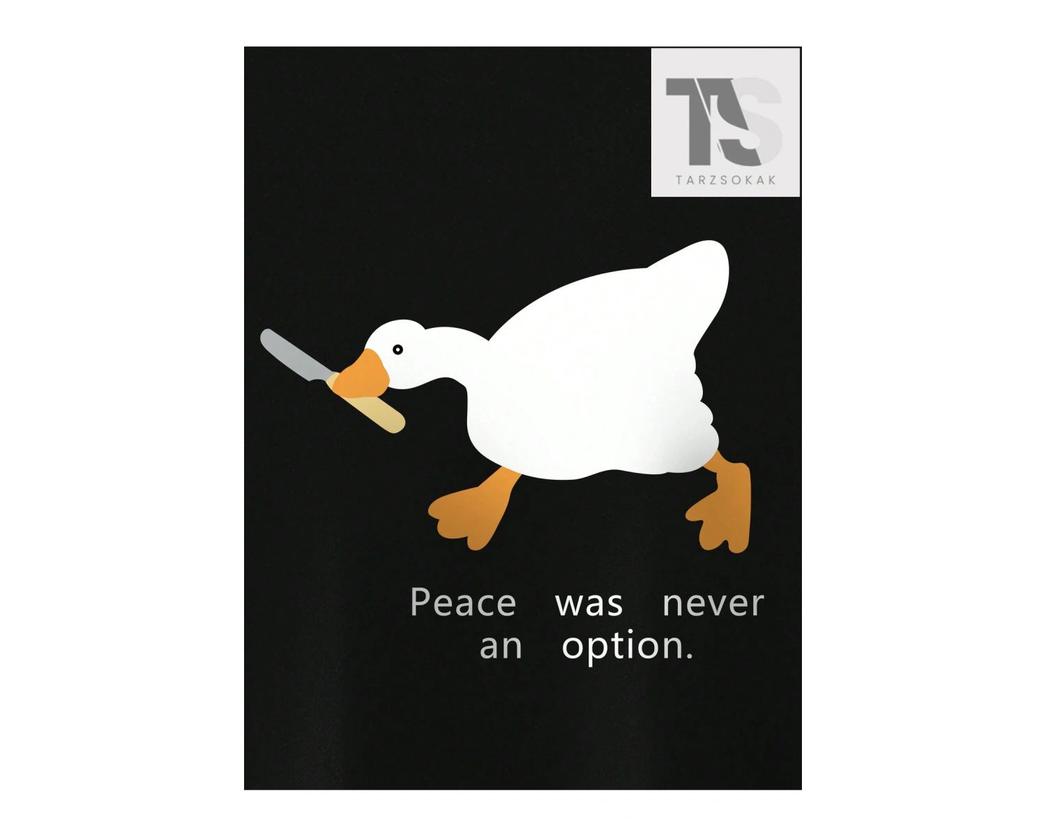 Sokak Hayatı Erkekler Mektup Karikatür Grafik Tee