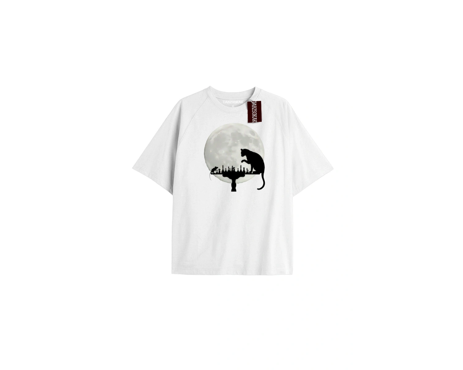 Sokak Trend Tasarım El Gato Tatlı Ve Piskopat Kediler Beyazelgato58