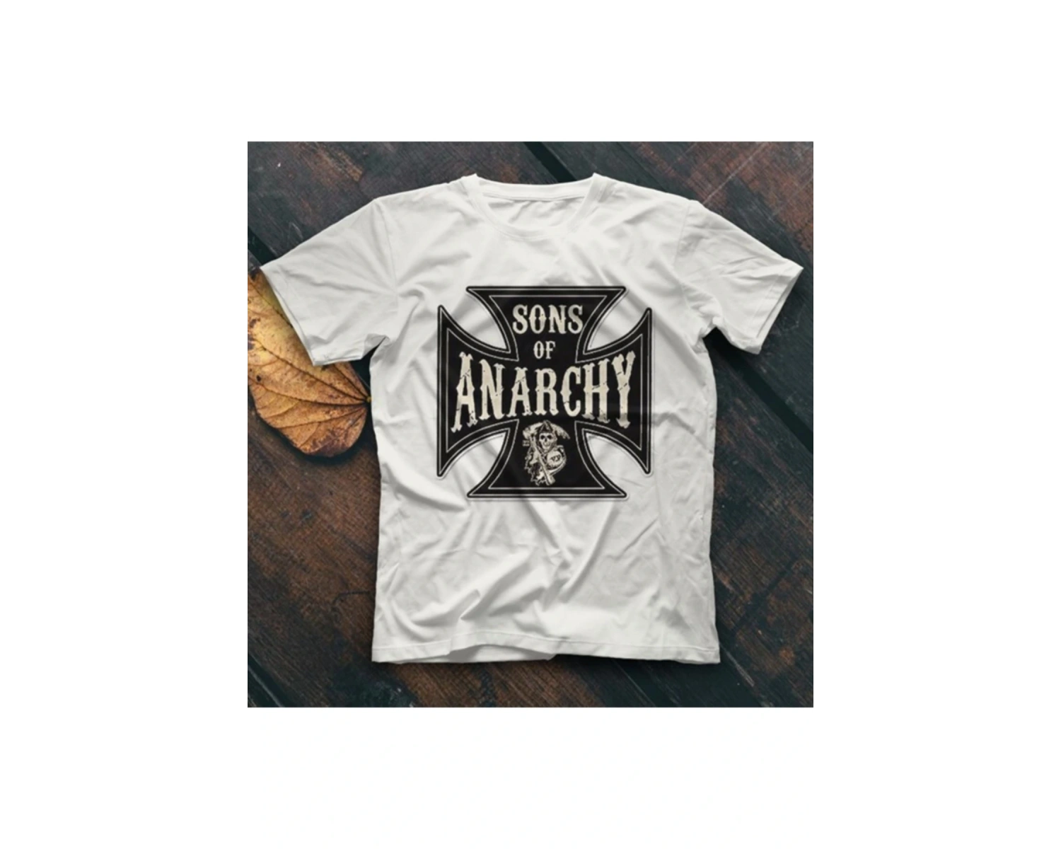 Sons Of Anarchy Beyaz Unisex Tişört T-shirt