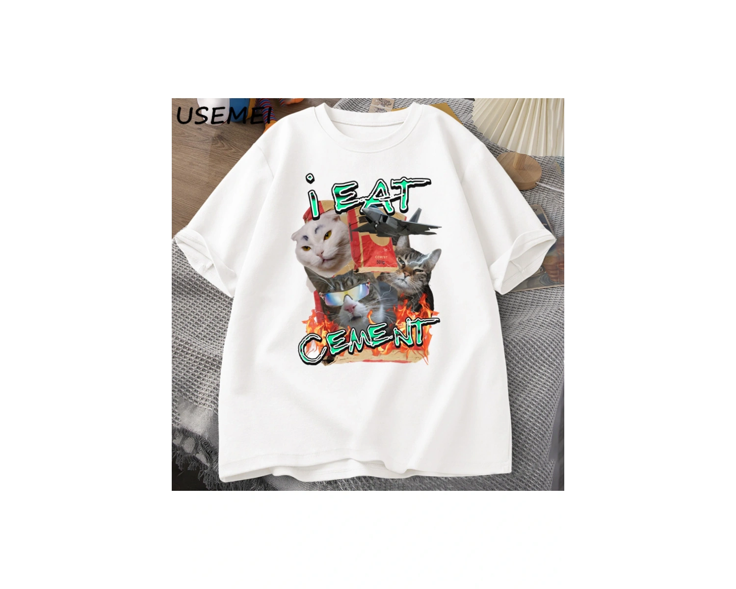 Sorunun Bir kısmı Olmayın Erkekler Kadınlar için T-shirt Komik Alaycı Rakun Vintage Hayvan T 2867