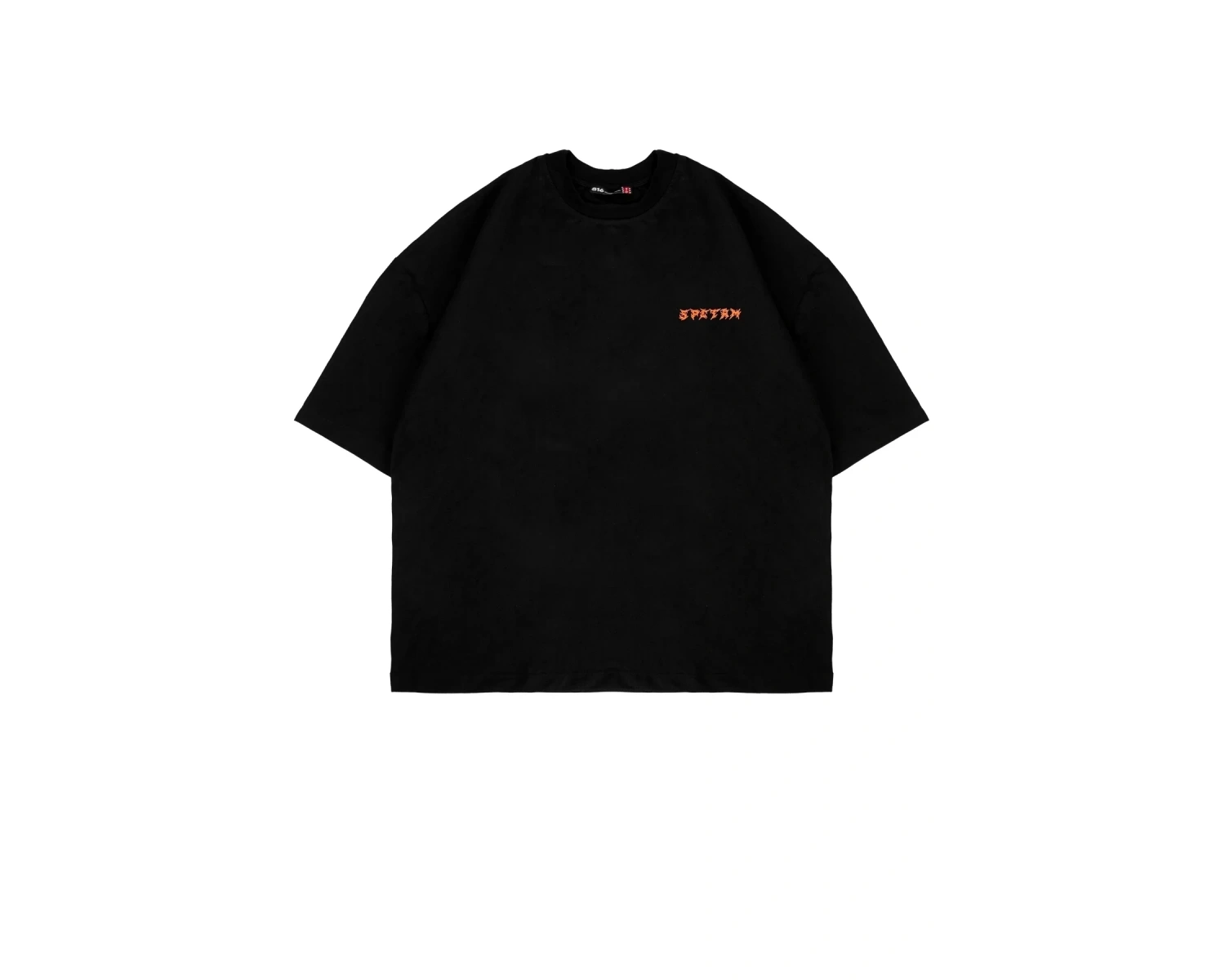 Spectrum Baskılı Beyaz Oversize Unisex