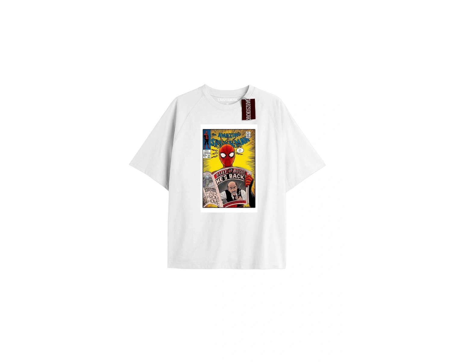 Spider-Man Gazete baskı Model No Way Home Tshirt