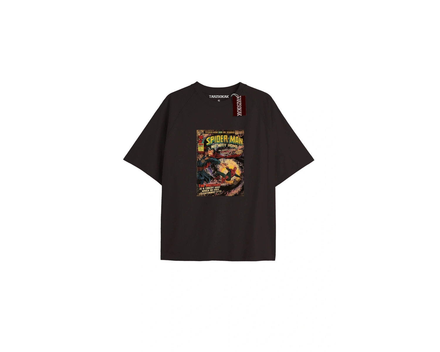 Spider-Man Gazete baskı Model No Way Home Tshirt
